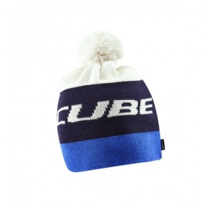 Cube Bobble hat - Blue 'n' White - 11328 DRIMALASBIKES