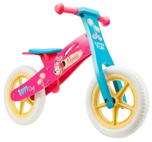 Ποδήλατο ισορροπίας Disney ξύλινο Minnie DRIMALASBIKES