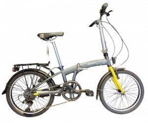 Energy Elegance 20" Grey 'n' Sunshine Yellow (Σπαστό - Folding) DRIMALASBIKES