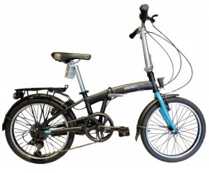 Energy Elegance 20" Black 'n' Vivid Teal (Σπαστό - Folding) DRIMALASBIKES