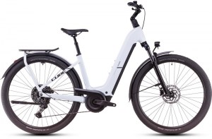 Cube Kathmandu Hybrid ONE 600 Easy Entry polarwhite´n´black - 2025   DRIMALASBIKES