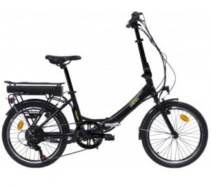 Ηλεκτρικο Ποδηλατο Energy SKIATHOS E2000 Σπαστο (Easy Entry) 20" Μαυρο DRIMALASBIKES